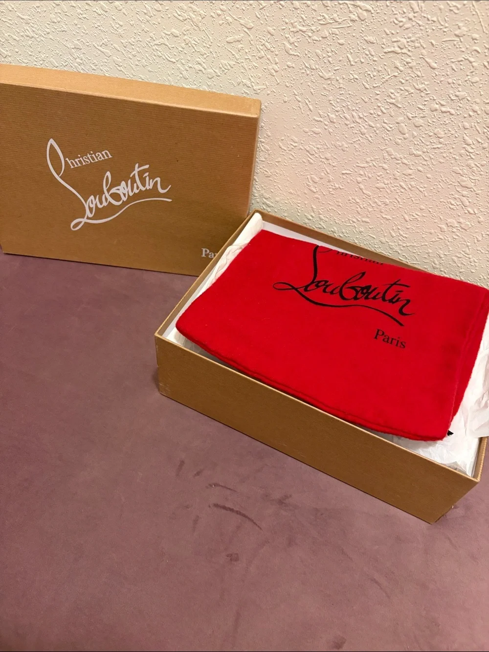 Christian Louboutin Black Patent Leather Pointed Pumps with Red Sole